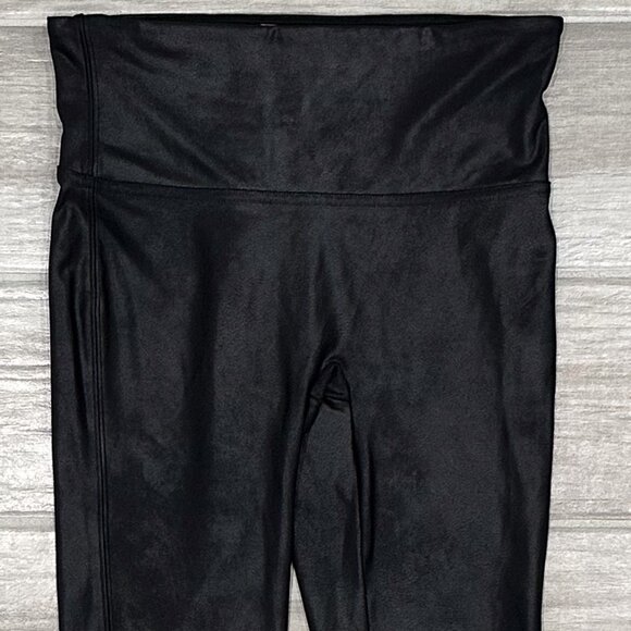 Spanx Ready to Wow Faux Leather Leggings in Black Style # 2437 Women’s Size S - Picture 6 of 17